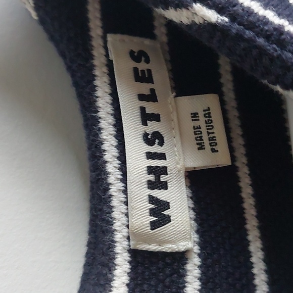 Whistles Navy Dress - Picture 2 of 7